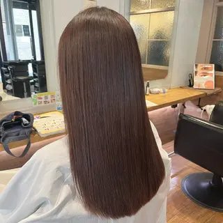 セミロング 縮毛矯正特化 コグスリのヘアスタイル