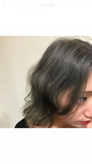 ミディアム ✂︎KALOU✂︎ 寺野 克のヘアスタイル