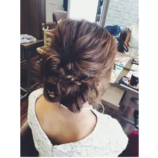 ヘアアレンジ 藤井 菜緒のヘアスタイル