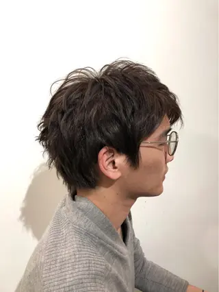 ショート カラー 圓井 恭平のヘアスタイル