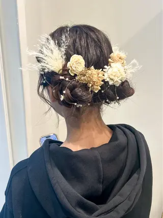 セミロング カラー ヘアアレンジ yuka .のヘアスタイル