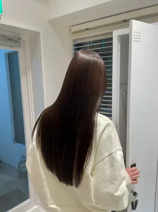 ロング カラー BRIGHT所属・🤍恵比寿/透明感/ 小顔カット🤍アズサのヘアスタイル