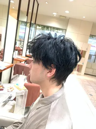 メンズ MODEks eau 佐藤優志のヘアスタイル