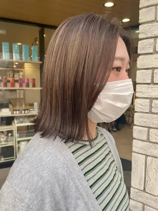 セミロング カラー カラー/レイヤー/ 髪質改善/PAAQのヘアスタイル