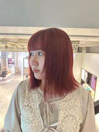 ショート カラー ヘアアレンジ ハイトーン特化 pepe🎀のヘアスタイル