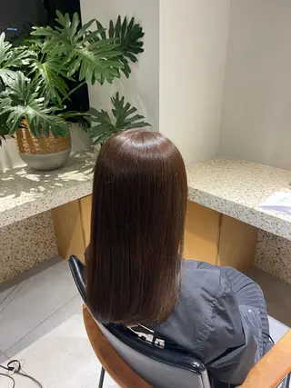 ロング カラー three所属・🦄今西 利音🦄のヘアスタイル