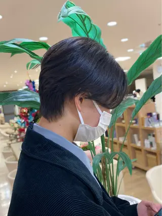 ショート パーマ メンズ 銀座/ハイライト特化 🌿ブリーチ/片山のヘアスタイル