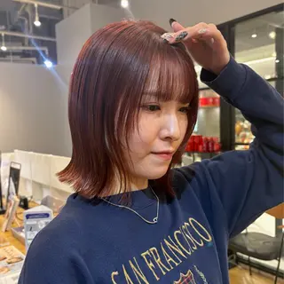 ショート 暖色/ボブ/吉岡美音 GIEN NU茶屋町のヘアスタイル