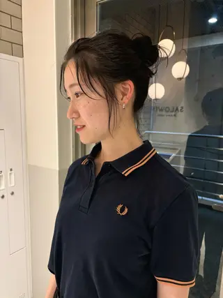 セミロング satsuki 暖色・ブラウンカラーのヘアスタイル