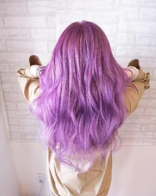 ロング カラー JIL BLAN 京都所属・RU RIのヘアスタイル