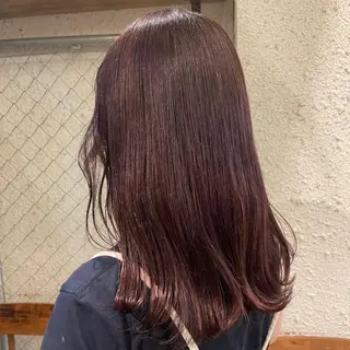 ロング カラー ヘアアレンジ 押切 響　のヘアスタイル