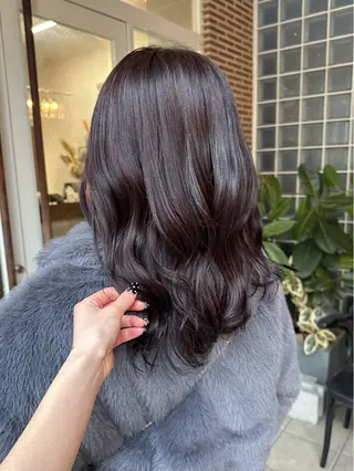 セミロング カラー Daisy🎀【福岡 美容室】chiakiのヘアスタイル