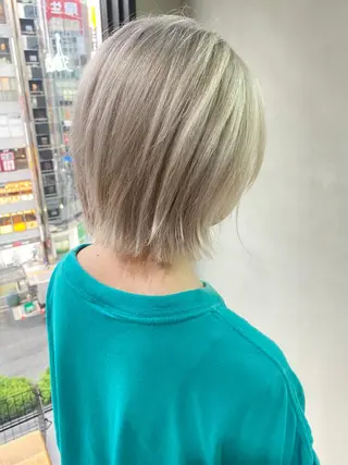 ミディアム カラー パーマ ヘアアレンジ メンズ キッズ ネイル マツエク・マツパ 🌸グレージュ/ ベージュ🌸yutaのヘアスタイル