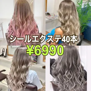ロング カラー ヘアアレンジ Device ディバイスのヘアスタイル