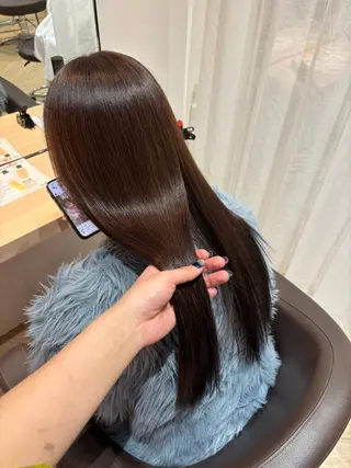 ロング カラー Hair salon en所属・透明感カラー/ナナミ 💛のヘアスタイル