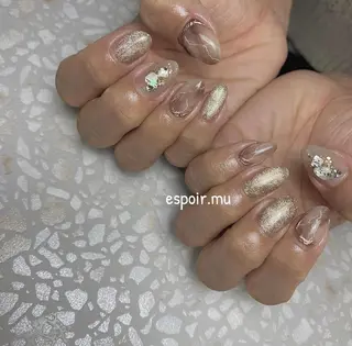 セミロング ネイル espoir. muのネイルデザイン