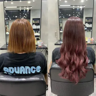 セミロング カラー ヘアアレンジ ar+ ❤︎ maiのヘアスタイル