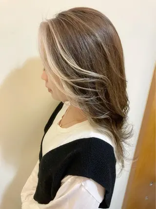 ロング カラー ペッツ本店 スタイリスト増田ゆきのヘアスタイル