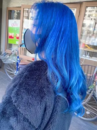 ロング カラー 豊中/メンズ特化 岡田 龍之介のヘアスタイル