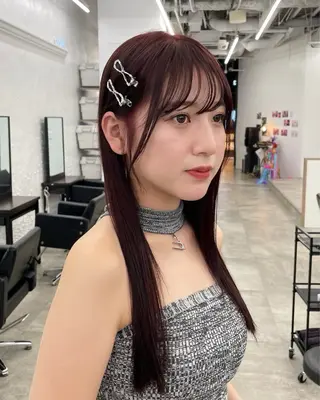 ロング カラー 🍑暖色／レイヤー／ 真希🎀のヘアスタイル