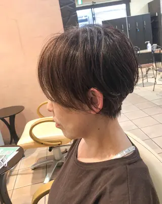 ショート 地毛風ストレート ⚡️下ノ村柊斗⚡️のヘアスタイル