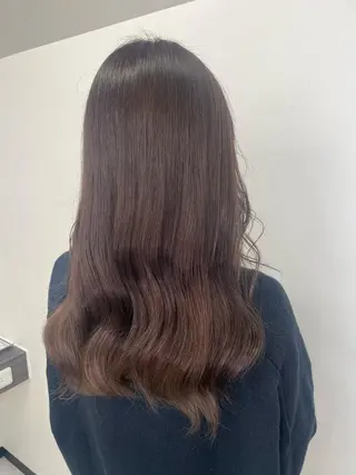 セミロング カラー リルフェアリー 磐田店のヘアスタイル