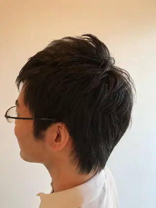 ショート メンズ 石野 智華のヘアスタイル