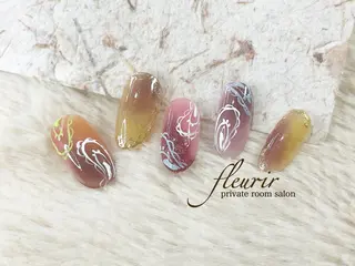 ネイル フルリール 【プライベートサロンのネイルデザイン