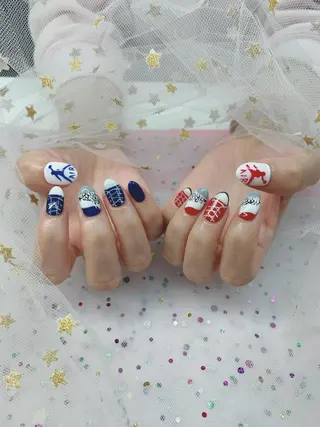 ネイル 🦋ネイルサロン ブラン🌈ゆりのネイルデザイン