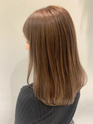 ミディアム SALOWIN 銀座一丁目店所属・髪質改善/縮毛矯正 🎀小林 唯 🎀のヘアスタイル