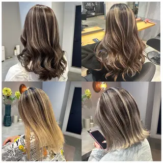 ミディアム カラー 💖ハイライト/ハイ トーン💖MIKIのヘアスタイル