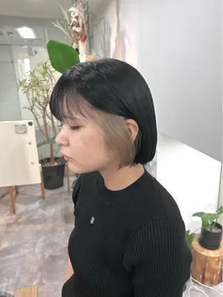 ショート 藤森結子/韓国ヘア/ パーソナルカラー診断のヘアスタイル