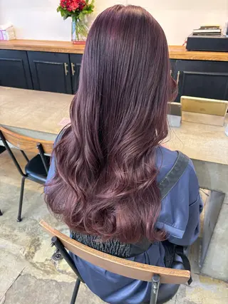 ロング カラー 韓国風レイヤーカット 🍒サンジキ アカリのヘアスタイル