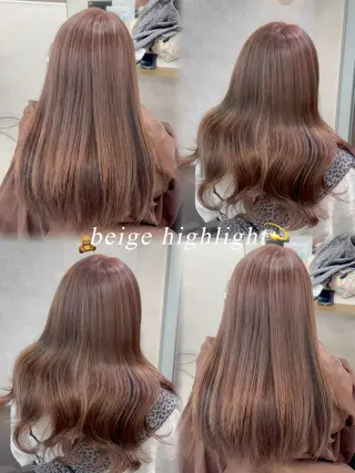 ロング カラー 暖色/髪質改善/ ツヤ髪🎀本田愛来のヘアスタイル