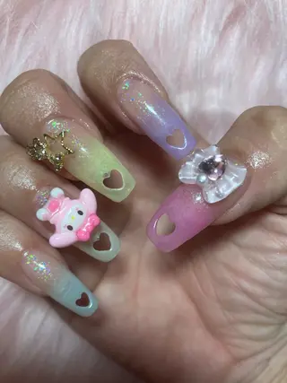 ネイル rukianail 新里のネイルデザイン