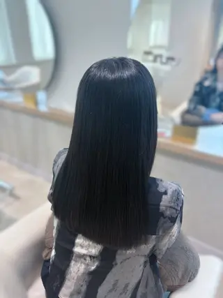 セミロング カラー 大宮/韓国ヘア/ yuzuki🌙のヘアスタイル