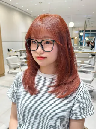 ロング カラー 韓国ヘア/レイヤー/ 顔まわり/りょーとのヘアスタイル