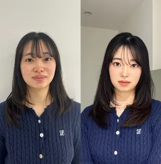 rii-🩰 トレンド韓国ヘアのヘアスタイル