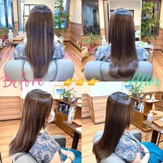 ロング パーマ Annon プライベートサロンのヘアスタイル