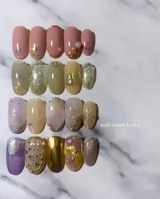 ネイル ﾈｲﾙﾙｰﾑﾘｯｶ 𝐦𝐚𝐲𝐮のネイルデザイン