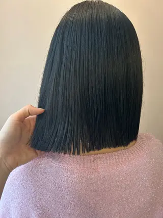 ミディアム カラー hub hair レイヤー/透明感のヘアスタイル