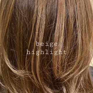 セミロング カラー 似合わせカラー✨人気 荻窪🌈川端風子のヘアスタイル