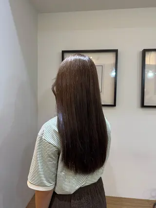 カラー La fith hair charme 渋谷店【ラフィス ヘアー シャルム】所属・ボブ/縮毛/ブリーチ KURUMI💛のヘアスタイル