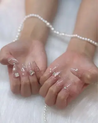 ネイル La chouchou所属・透明感/フィルイン/ 亀戸5分ラシュシュのネイルデザイン