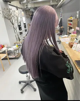 ロング カラー スパイキーショート パーマ　具志堅　太志のヘアスタイル
