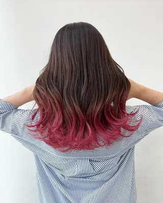 セミロング カラー 【公式】amble luxe 中野のヘアスタイル