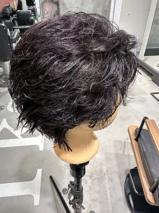 パーマ ヘアアレンジ メンズ 沼崎 美海のヘアスタイル