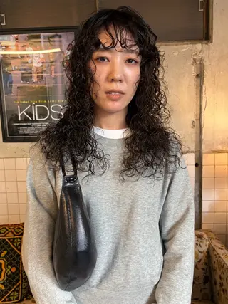 ロング パーマ MIKU 岡山／倉敷／カットのヘアスタイル