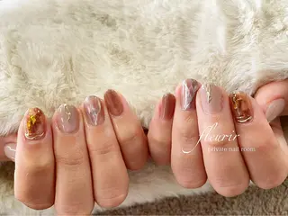 ネイル フルリール 【プライベートサロンのネイルデザイン
