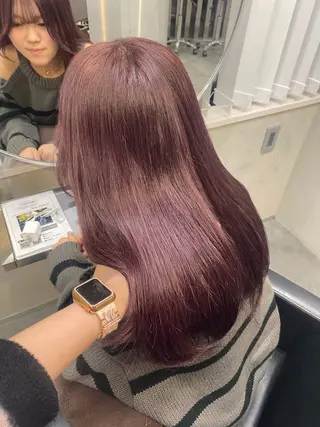 ロング ななみ/博多/ ブリーチ/髪質改善のヘアスタイル